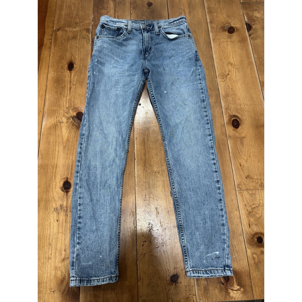 Levi's 512 Slim Taper‎ Fit Jeans Men's W28 L30 Light Wash Blue Denim